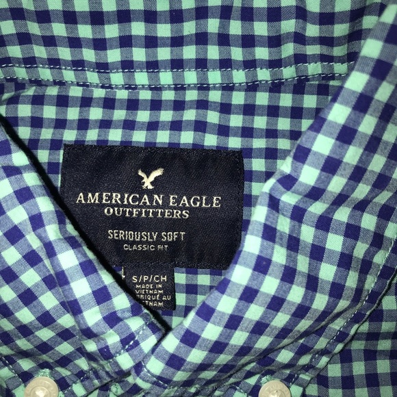 checkered button up - Picture 2 of 4